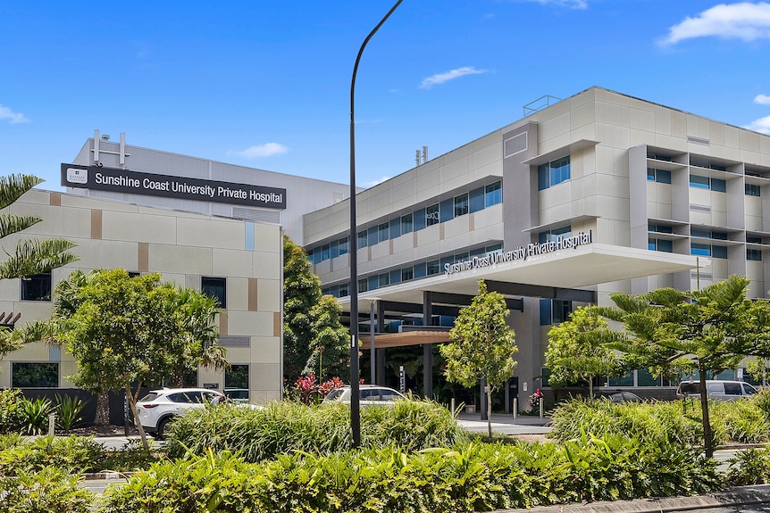 Hospital with gardens 