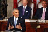 US president Barack Obama delivers his State of the Union address