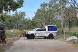 a police at an outback nature park