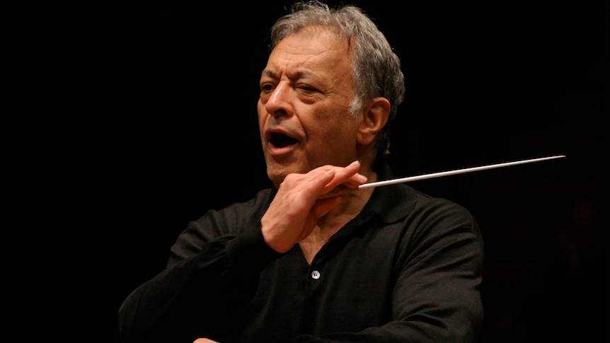 Conductor Zubin Mehta. 