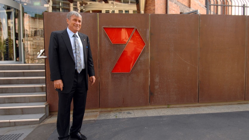 Channel Seven owner Kerry Stokes at the Channel Seven offices in Pyrmont, Sydney.