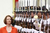 Julia Gillard will meet president Hu Jintao later today