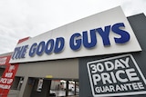 The shop front of a The Good Guys store