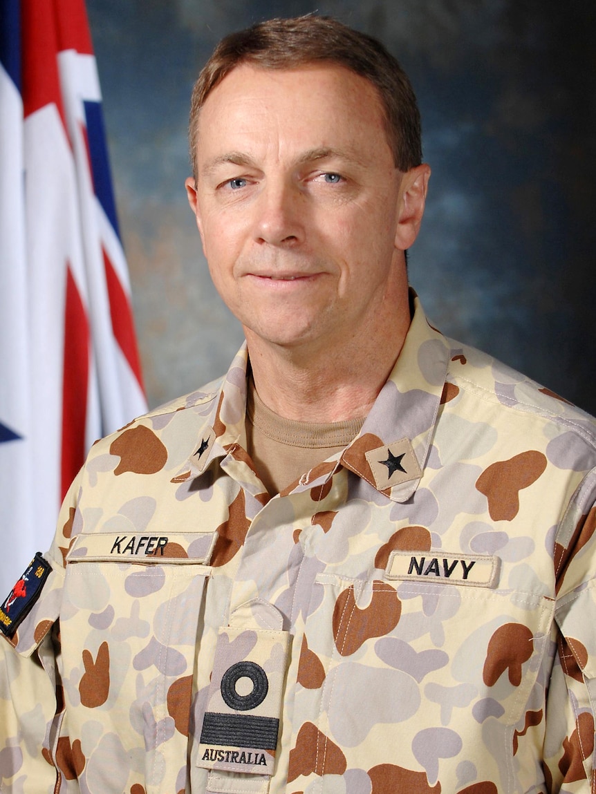 Commodore Bruce Kafer.