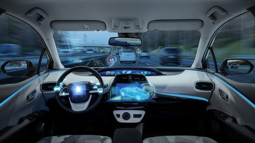 A driverless car