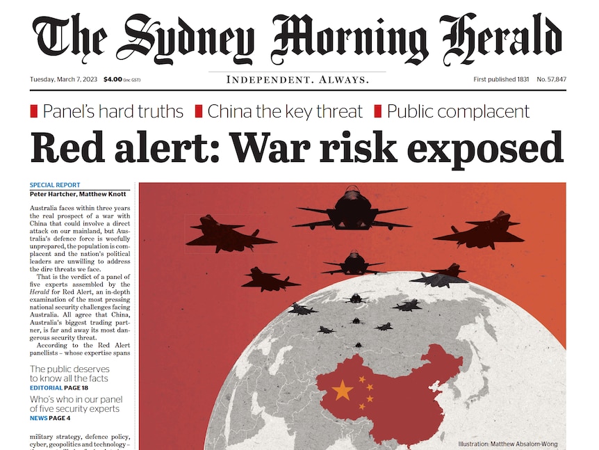red alert front page screenshot