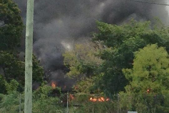 A large fire has broken out at the Brisbane Correctional Centre