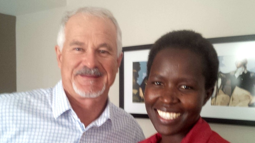 Dr Kakenya Ntaiya and David Vaux