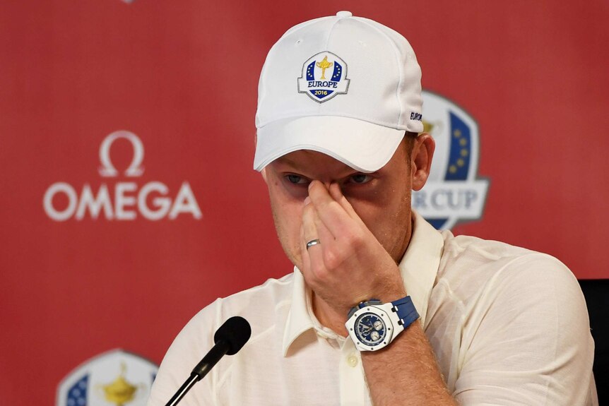 Danny Willett at Ryder Cup press conference