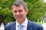 NSW Treasurer Mike Baird arrives for the state and federal treasurers meeting in Canberra.