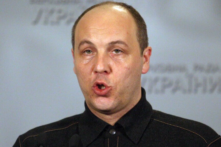 Head of the Ukraine's National Security and Defence Council, Andriy Parubiy