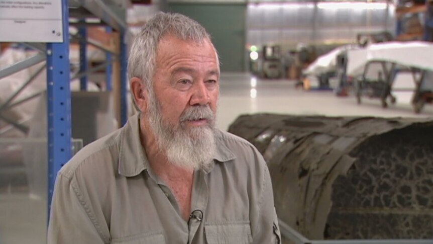 Michael McCarthy, an archaeologist from the Western Australian Maritime Museum, speaks to the ABC