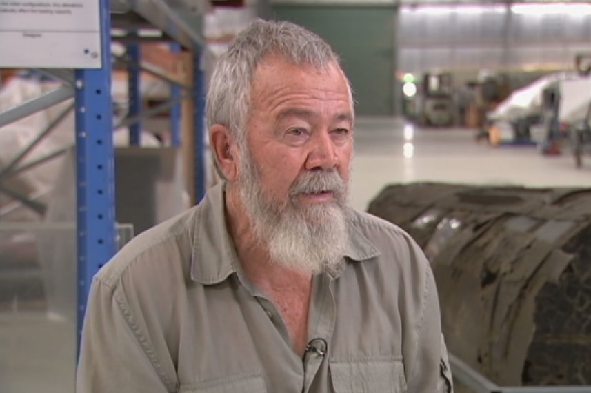 Michael McCarthy, an archaeologist from the Western Australian Maritime Museum, speaks to the ABC