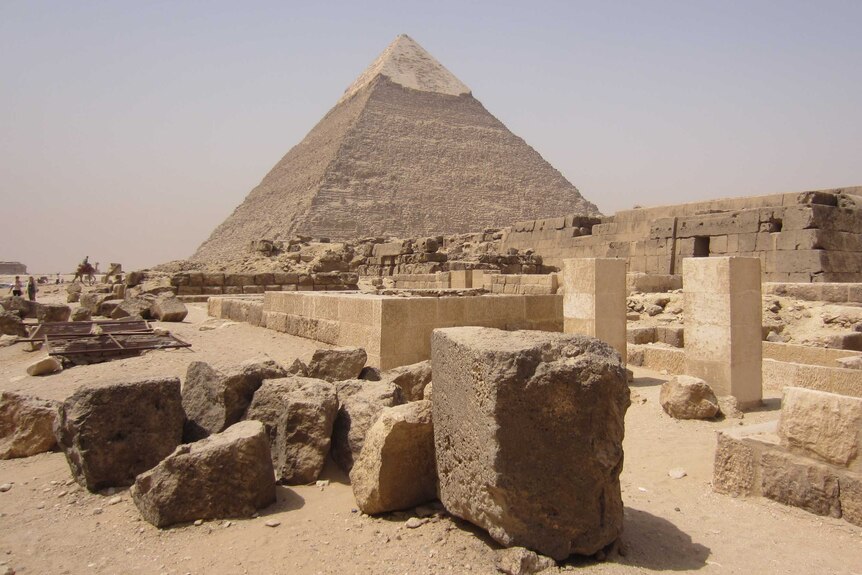 The Pyramid of Khafre at Giza