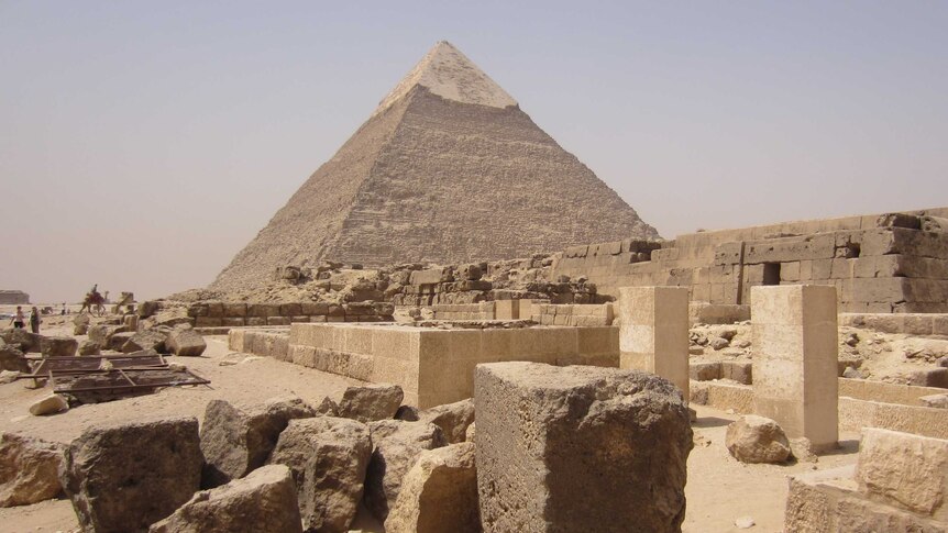 The Pyramid of Khafre at Giza