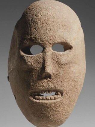 A Neolithic mask to be auctioned by Christie's