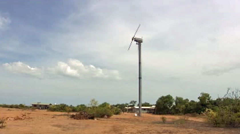 Aboriginal community gets wind power - ABC News
