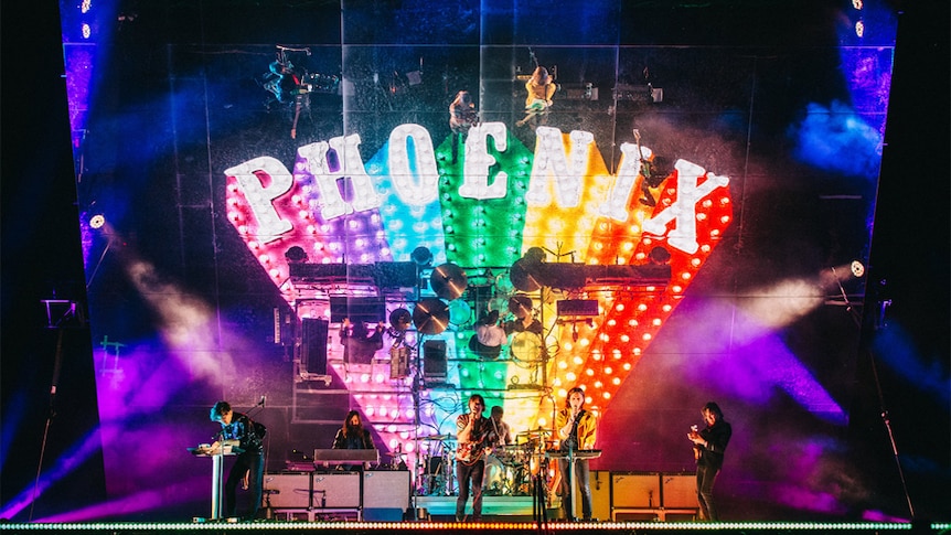 A 2017 live shot of Phoenix performing