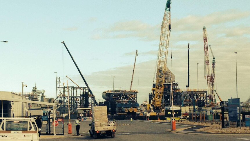 Cranes in Henderson where worker injured