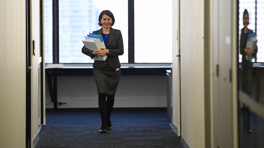 NSW Treasurer Gladys Berejiklian poses for a photograph