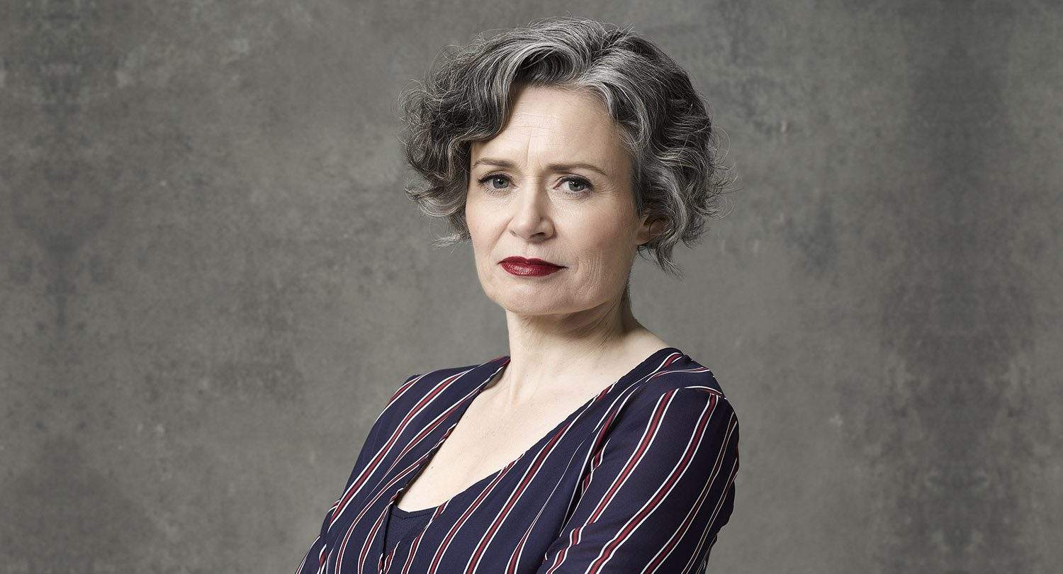 Judith Lucy, and her men