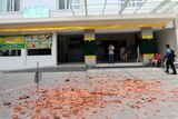 Hospital damaged in Indonesia quake