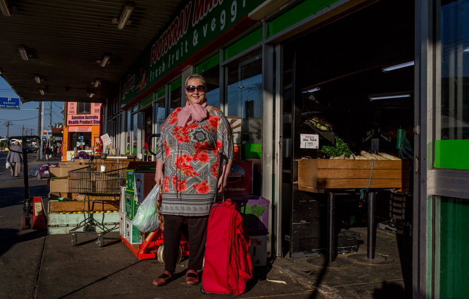 Romanian woman Linda Eross at Footscray Market