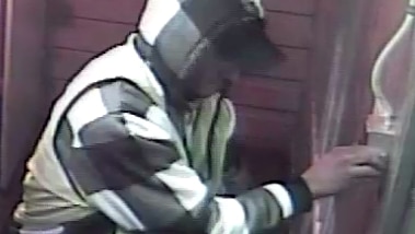 CCTV image of brothel robbery suspect