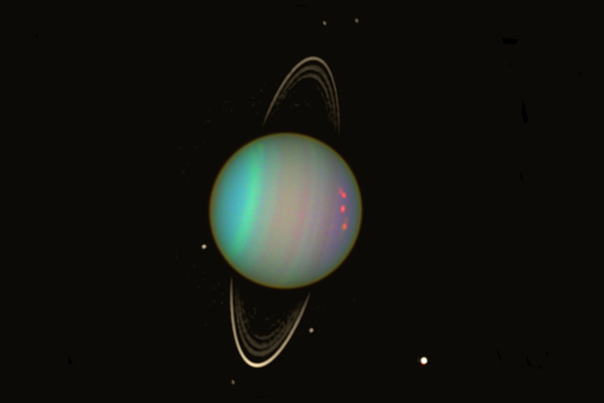 Uranus rings and moons