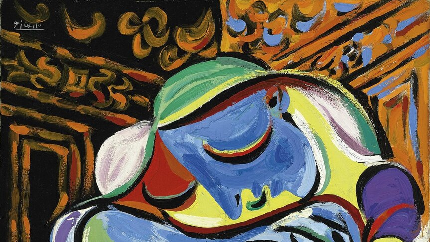 Picasso painting Jeune fille endormie