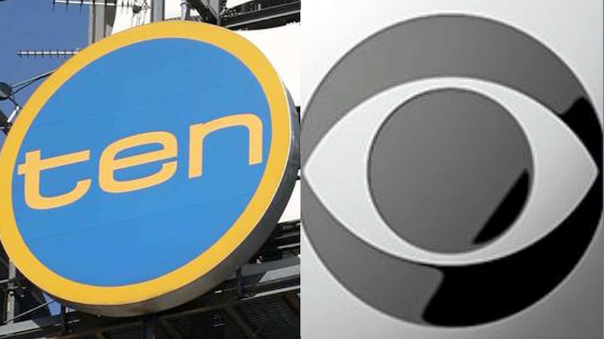 The logos of Network Ten and CBS in a composite.