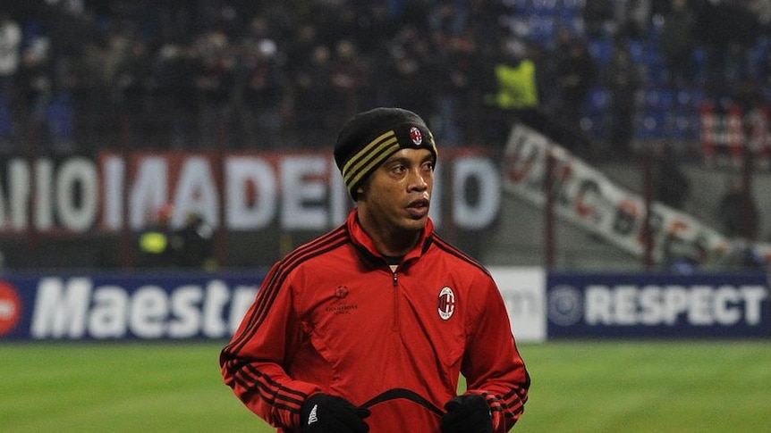 'Not up for auction' ... Ronaldinho has parted ways with AC Milan.