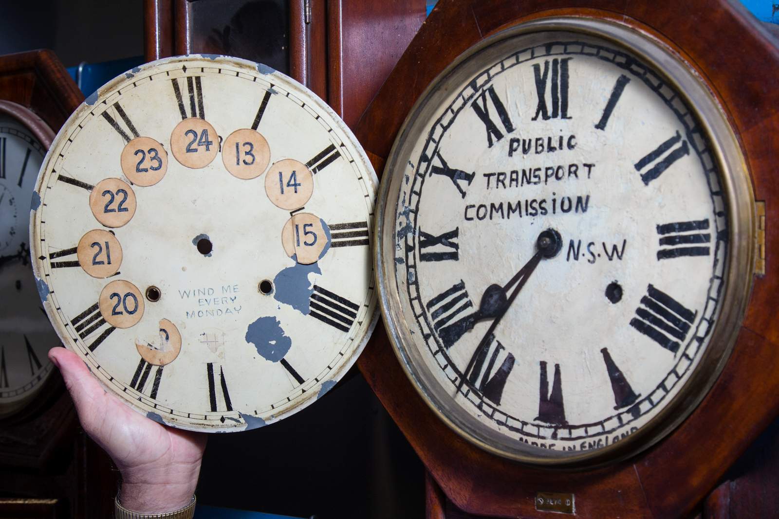 Railway heritage clock collection tells the importance of time for