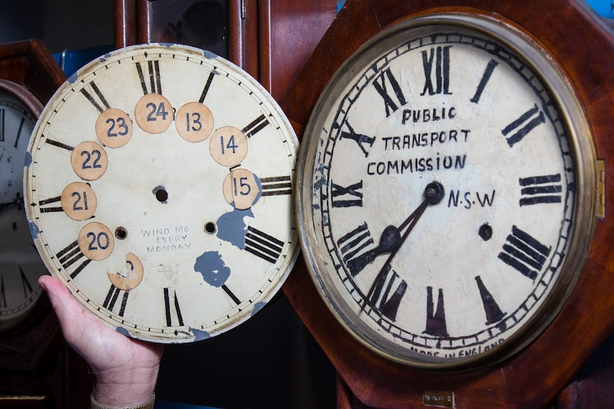 Two wall clock faces with visual modifications.