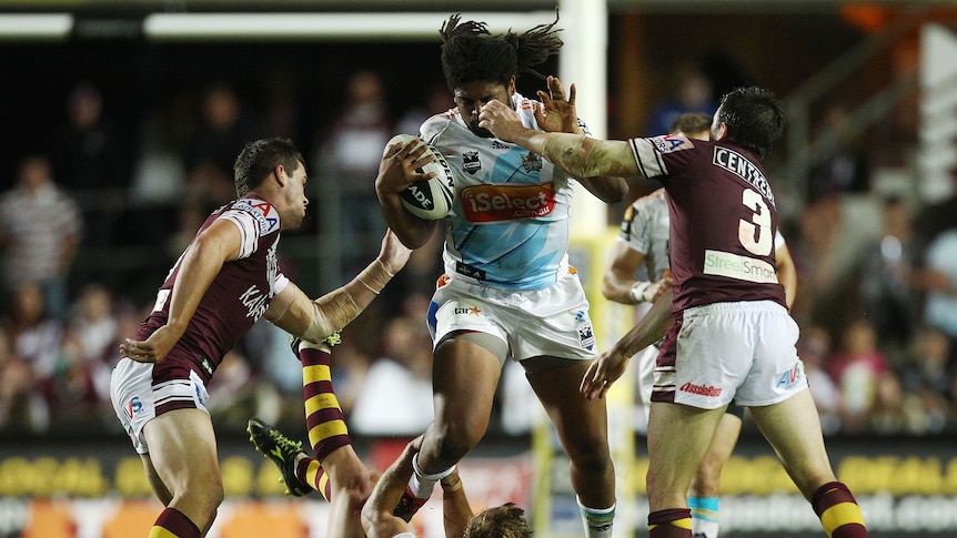 The Titans stunned the Sea Eagles at Brookvale earlier in the year.
