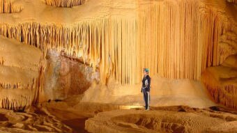 A cave in Tasmania.