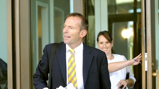 Former Prime Minister John Howard has backed new Coalition leader Tony Abbott (pictured).