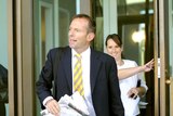 Parliament's out for summer: Tony Abbott departs after an eventful week for the Liberals.