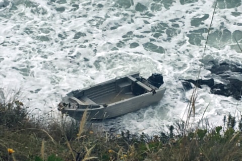 Dinghy involved in a double drowning in Tasmania