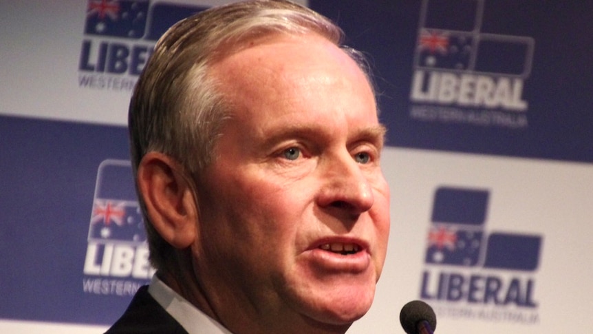 WA Premier Colin Barnett at state Liberal conference