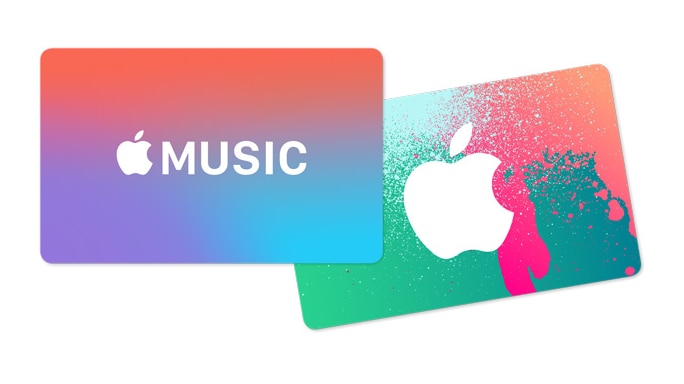 Apple iTunes gift cards