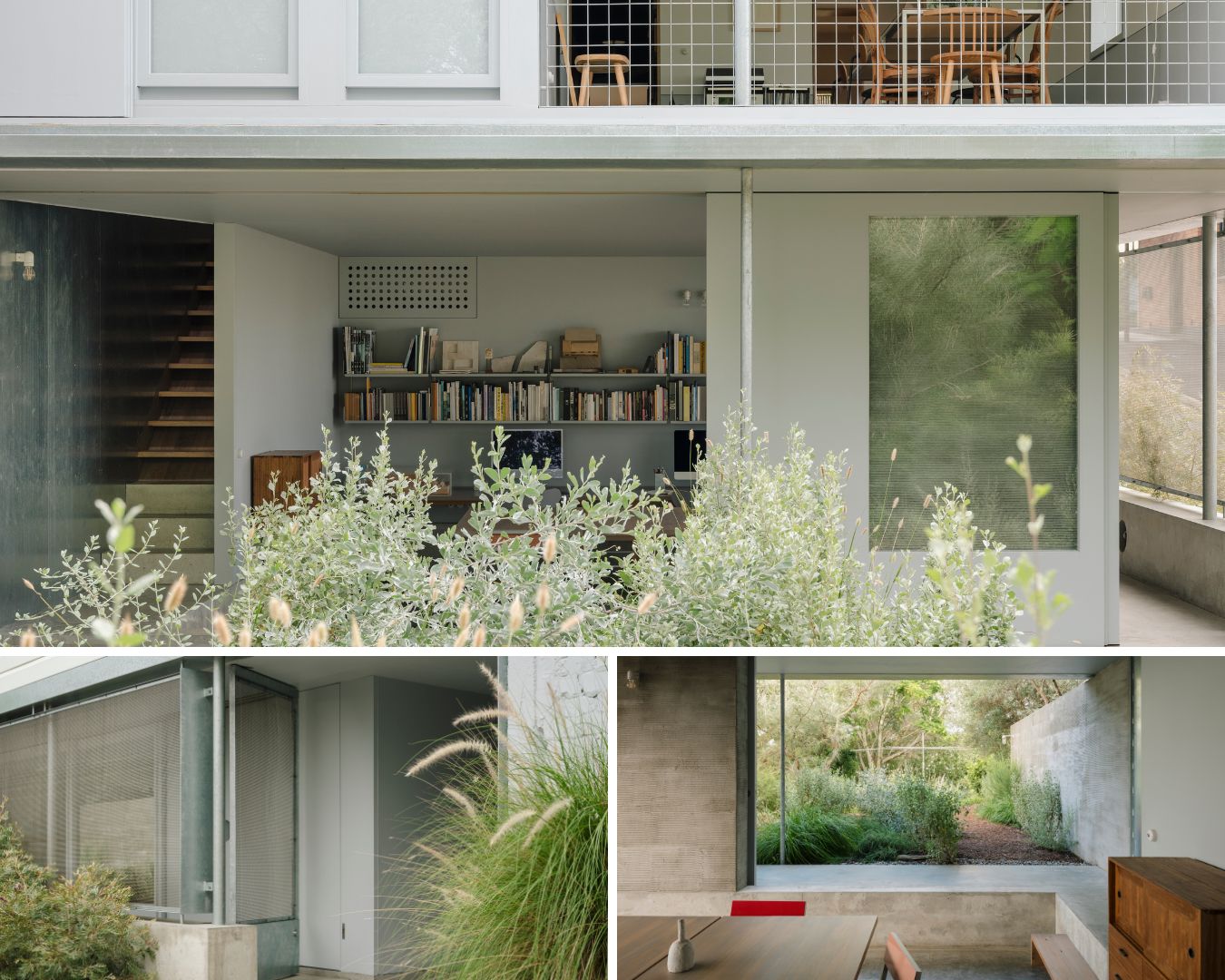 A collage shows parts of the home opening up to the garden outdoors.