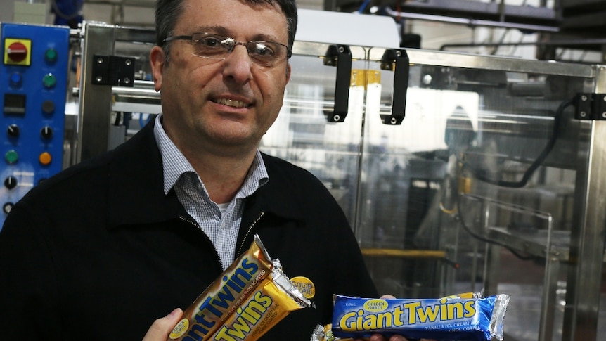 General Manager of Golden North, Peter Adamo, at the companies processing facility in Laura in South Australia