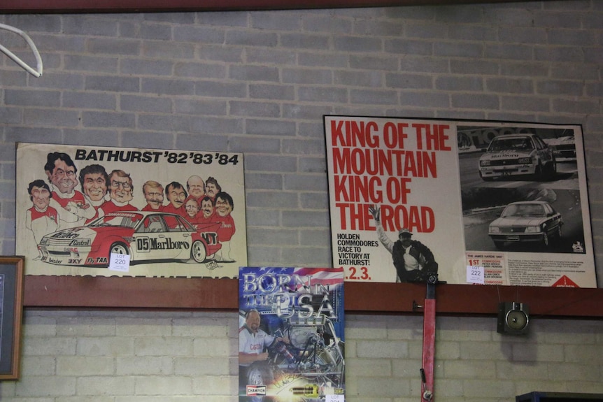 Posters for races at Bathurst.