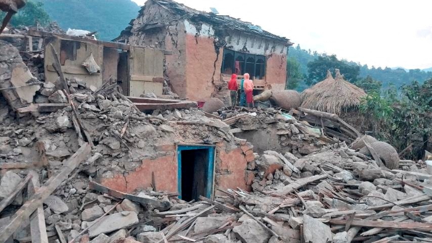 Magnitude 6.6 earthquake strikes Nepal, flattening homes and shaking New Delhi