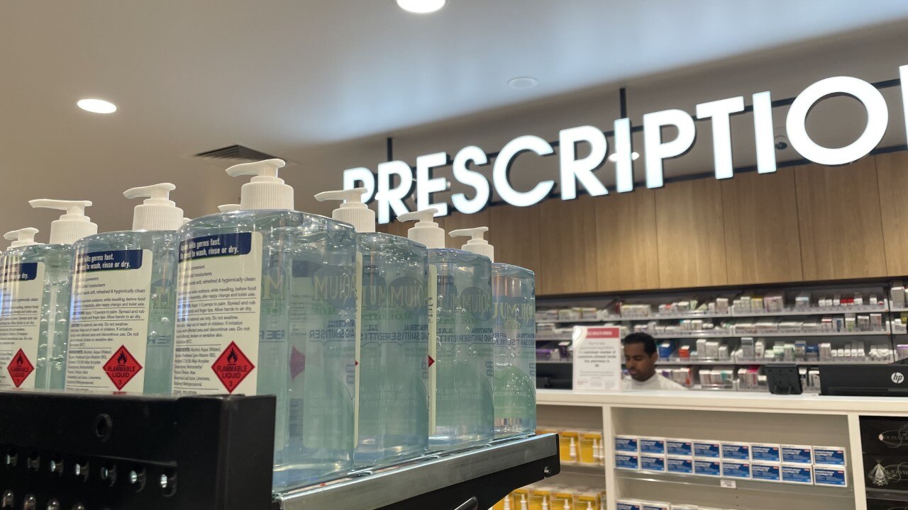 Hand sanitiser removed from sale from some Alice Springs pharmacies