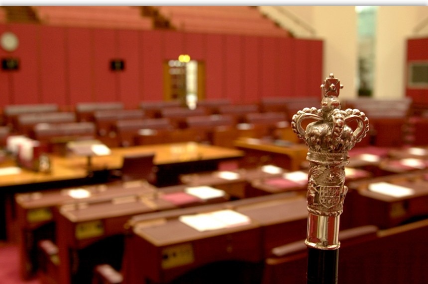 The Black Rod in the Australian parliament