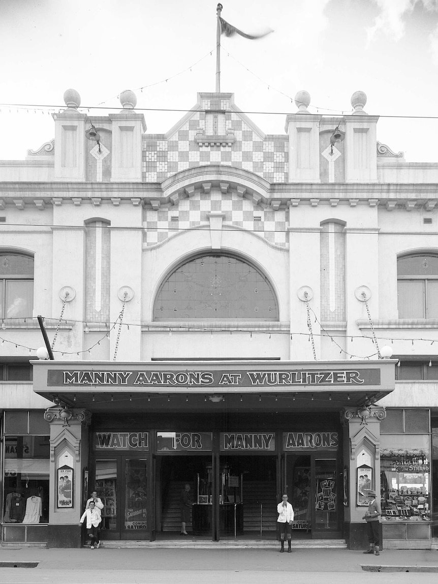Entrance to the Strand Theatre, Liverpool Street, Hobart