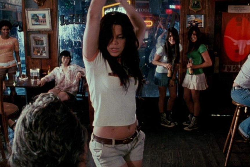 The iconic lapdance scene from Quentin Tarantion's 2007 Grindhouse flick, Death Proof.
