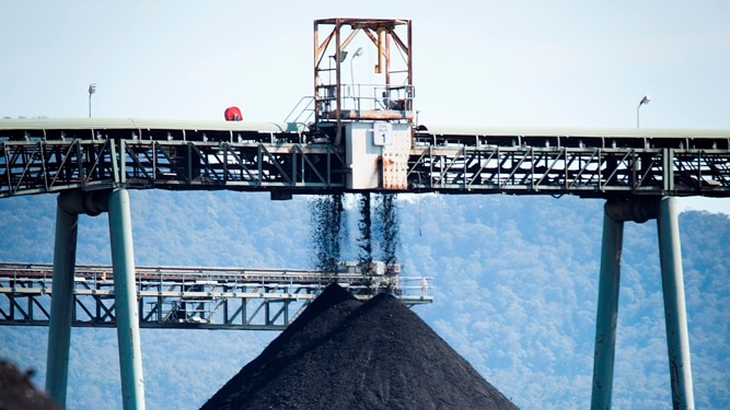 Gloucester Stratford Coal stock piles